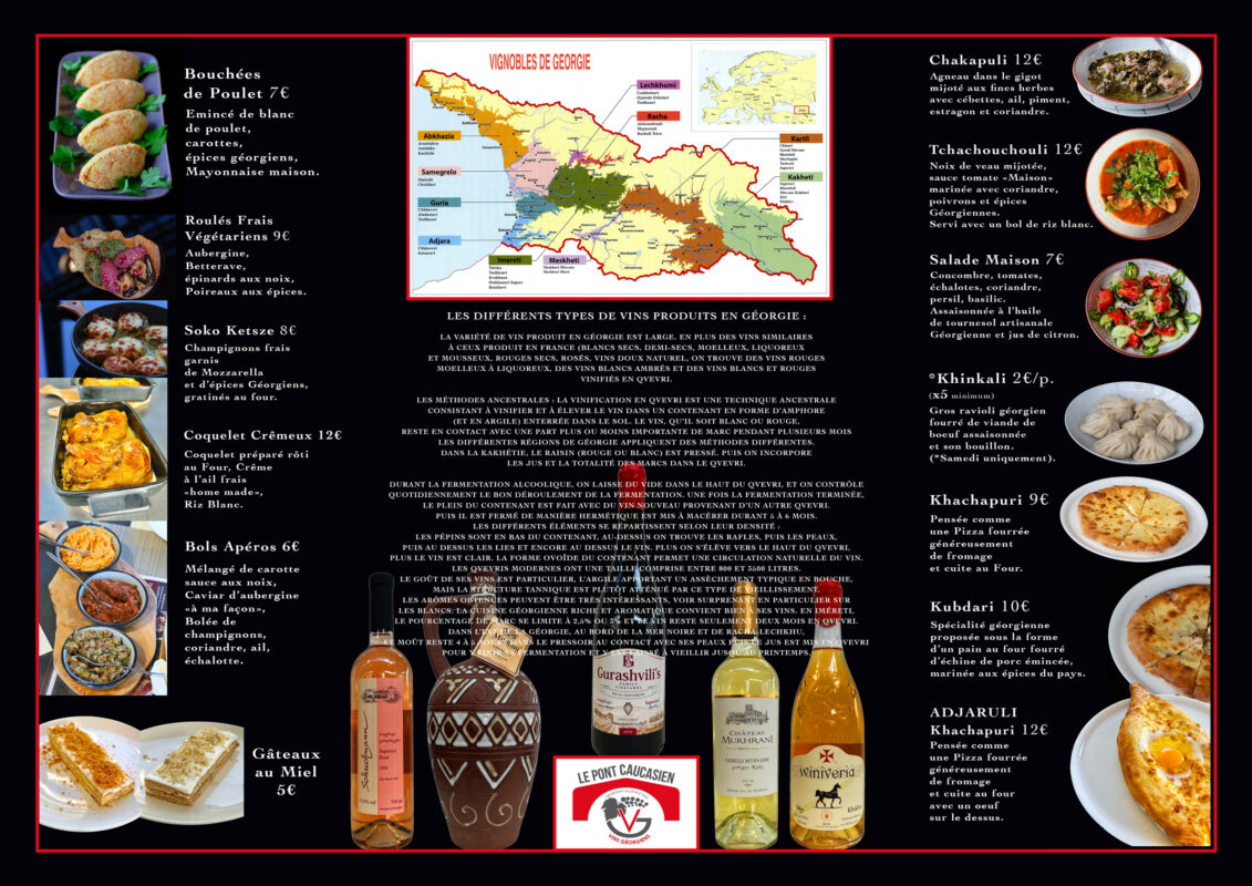 LE PONT CAUCASIEN Importateur France de Vins Géorgiens